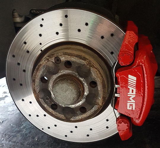 painted calipers